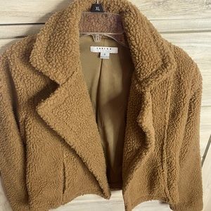 Brown warm jacket